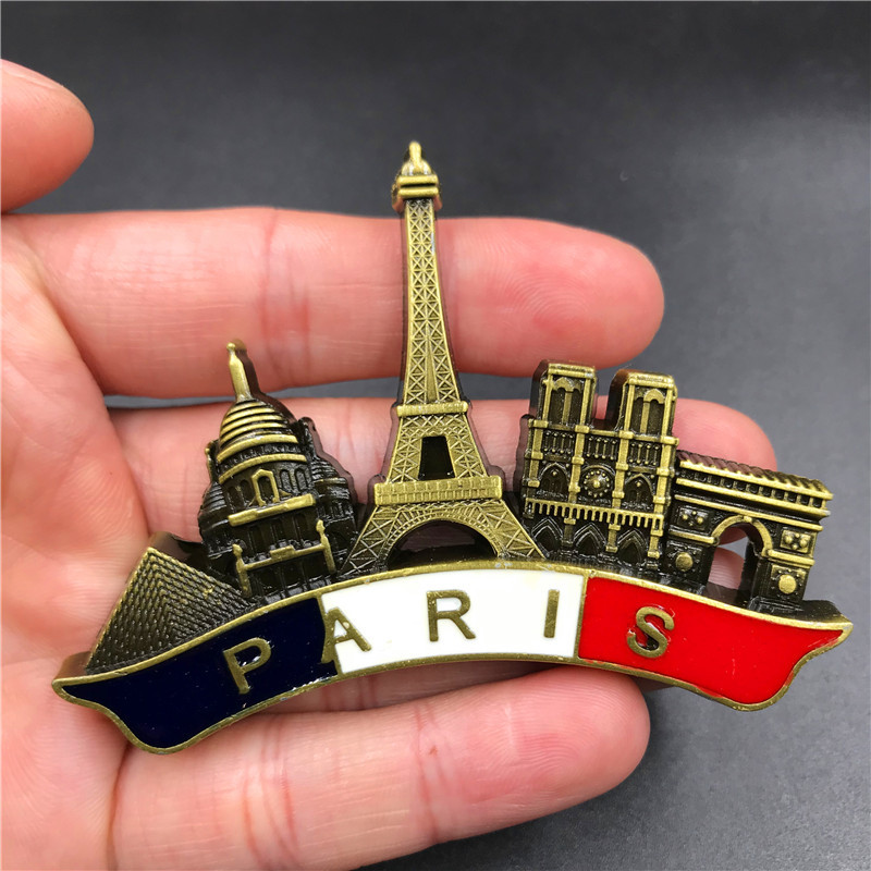 France Paris Metal 3D Cute Mag - Home Textiles France ulasan dan harga