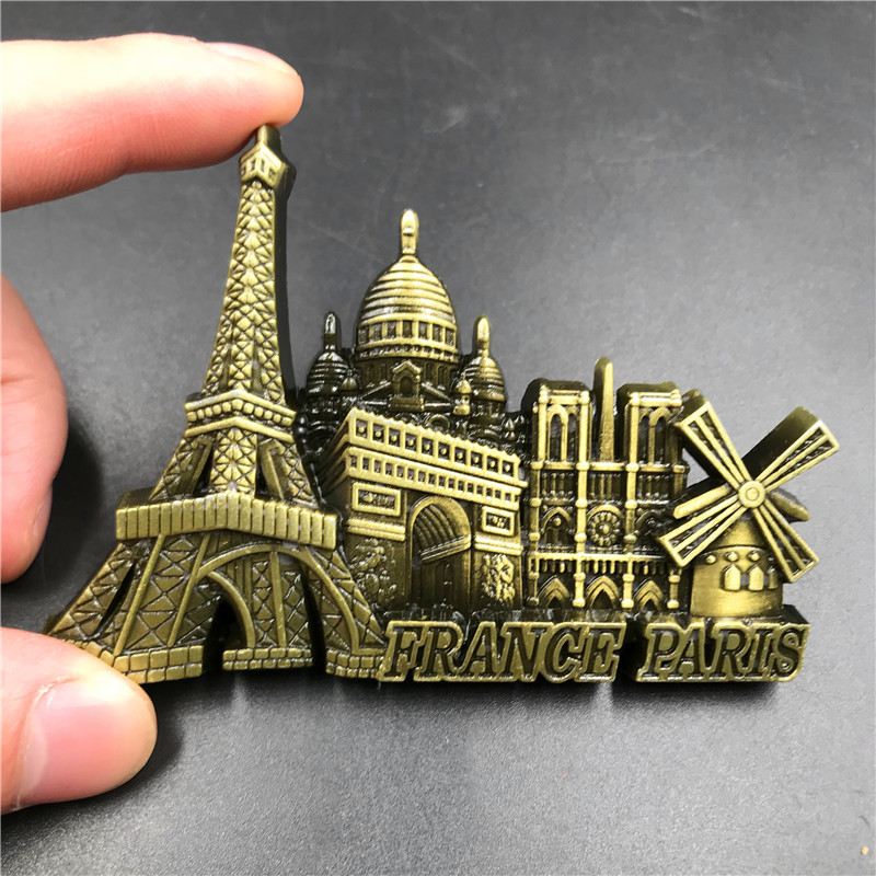 France Paris Metal 3D Cute Mag - Home Textiles France ulasan dan harga