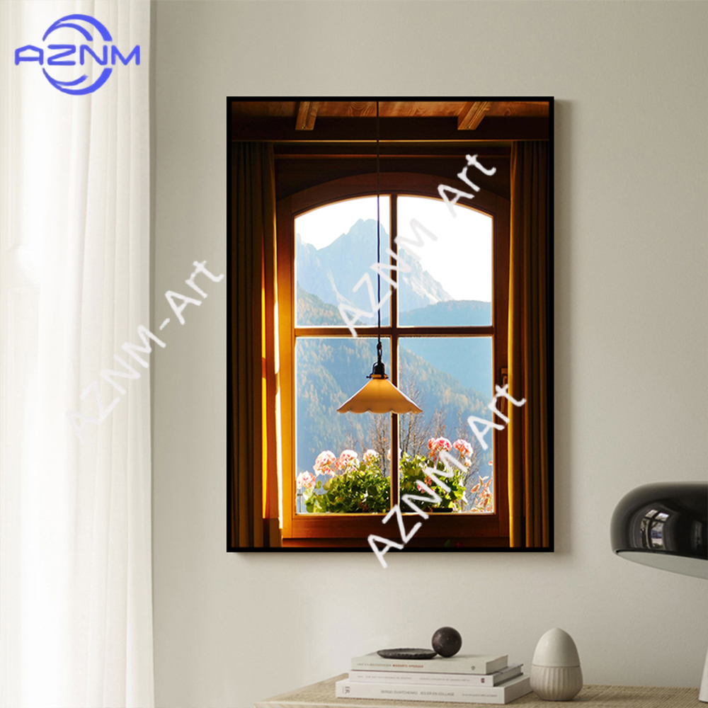 Green Landscapes Windows Wall  - Home Textiles France ulasan dan harga