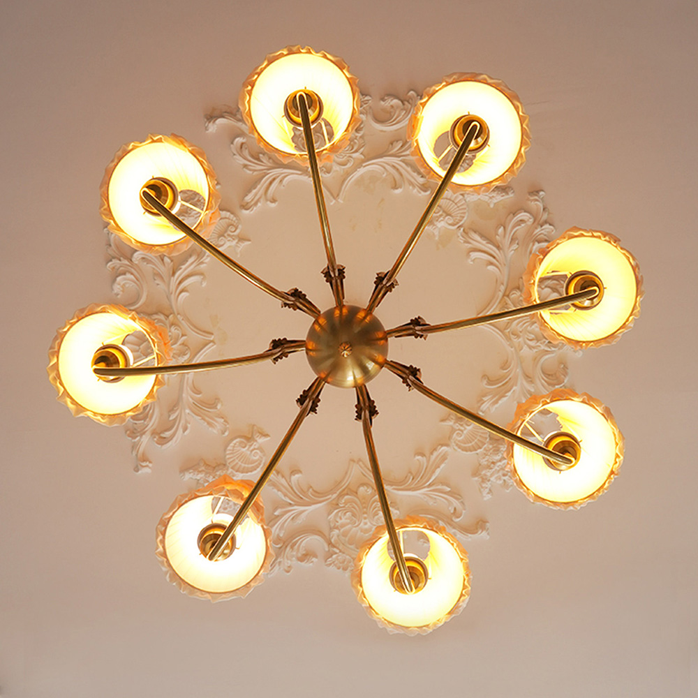Retro French Iron Chandelier w - Home Textiles France ulasan dan harga