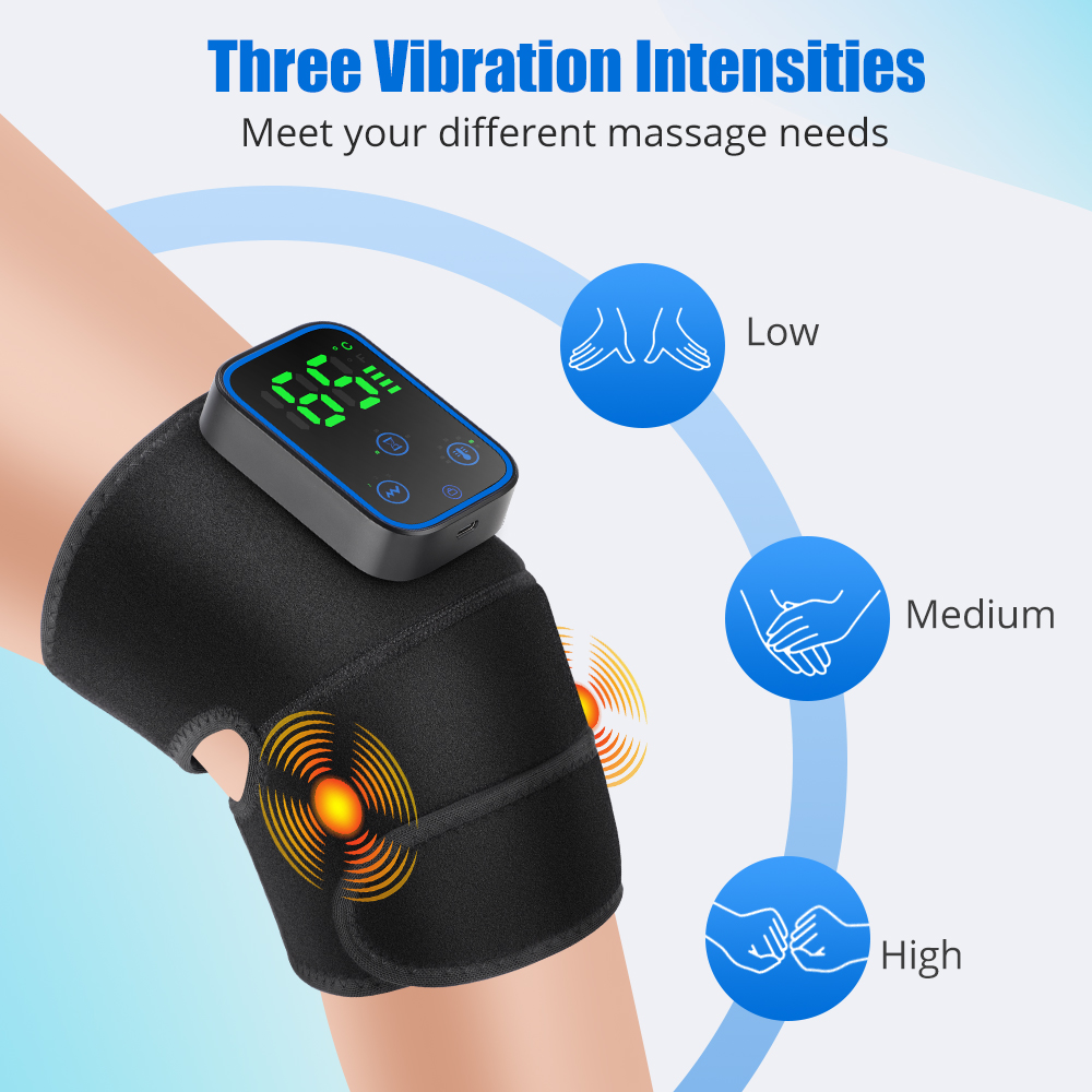 3-IN-1 Knee Massager APP Contr - Heated Pad Electric ulasan dan harga