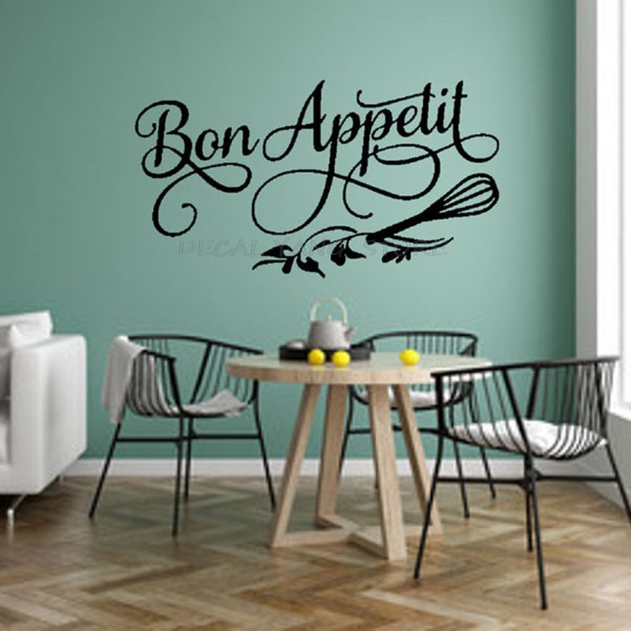 Good Appetite Wall Decal Dinin - Home Textiles France ulasan dan harga